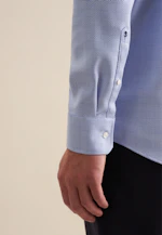 Regular Chemise d'affaires carreaux in Bleu Clair |  Seidensticker Onlineshop