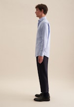 Regular Business Hemd Karo in Hellblau |  Seidensticker Onlineshop