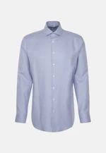 Regular Chemise d'affaires carreaux in Bleu Clair |  Seidensticker Onlineshop