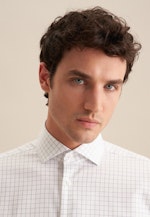 Regular Business Hemd Karo in Mittelblau |  Seidensticker Onlineshop