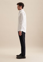 Regular Business Hemd Karo in Mittelblau |  Seidensticker Onlineshop