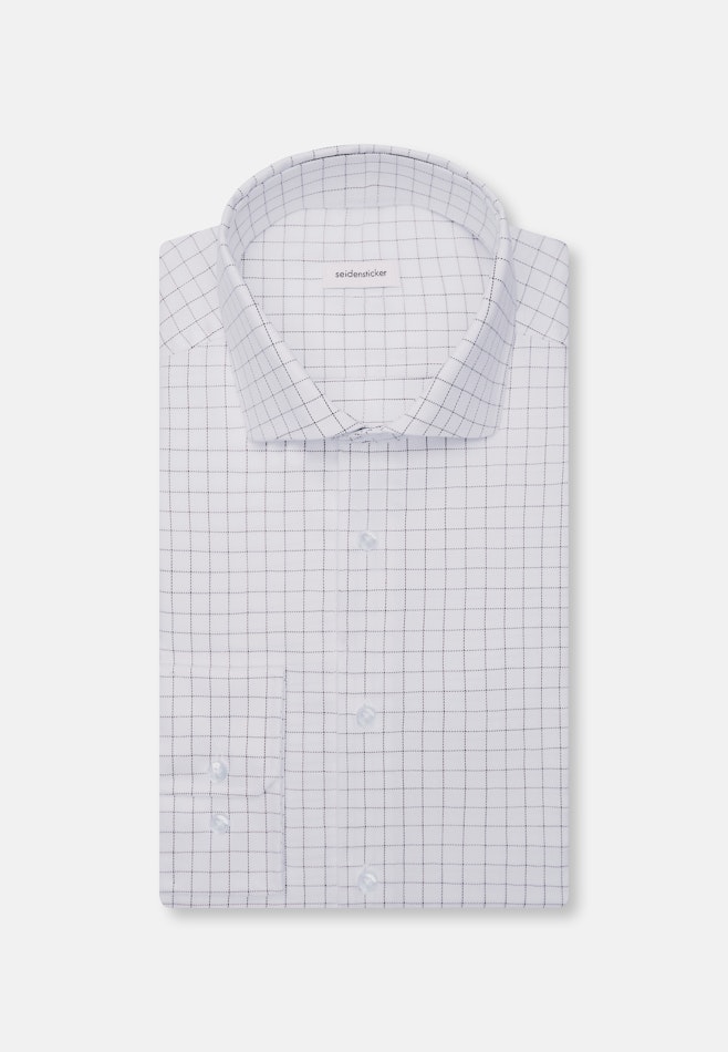 Regular Chemise d'affaires carreaux dans Bleu Moyen | Boutique en ligne Seidensticker