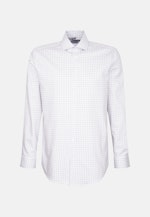 Regular Business Hemd Karo in Mittelblau |  Seidensticker Onlineshop