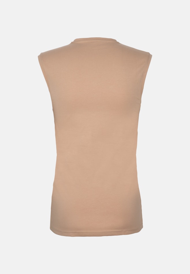 T-Shirt Regular Sans Manchon dans Marron | Boutique en ligne Seidensticker
