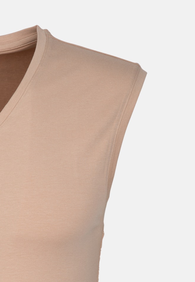 T-Shirt Regular Sans Manchon dans Marron | Boutique en ligne Seidensticker