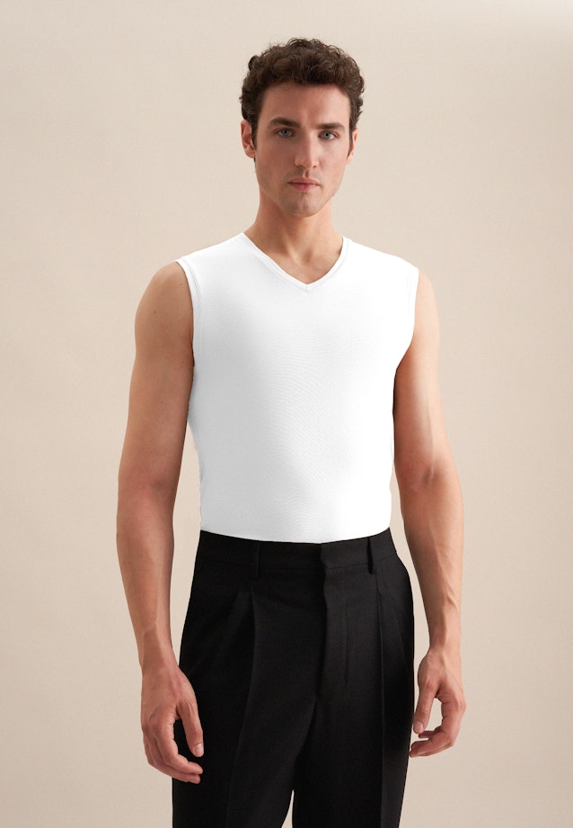 Sleeveless undershirt in Weiß |  Seidensticker Onlineshop