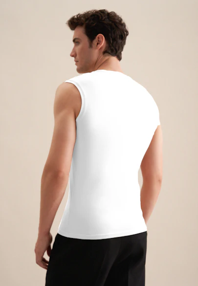 Unterzieh-T-Shirt ohne Arm in Weiß |  Seidensticker Onlineshop