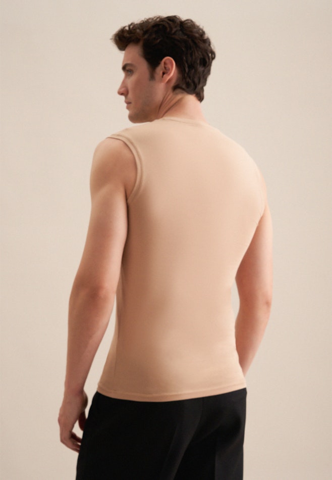 Shaped Tanktop Uni in Beige | Seidensticker Onlineshop