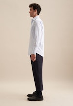 Twill Business Shirt in Regular with Kent-Collar and extra long sleeve in Light Blue |  Seidensticker Onlineshop