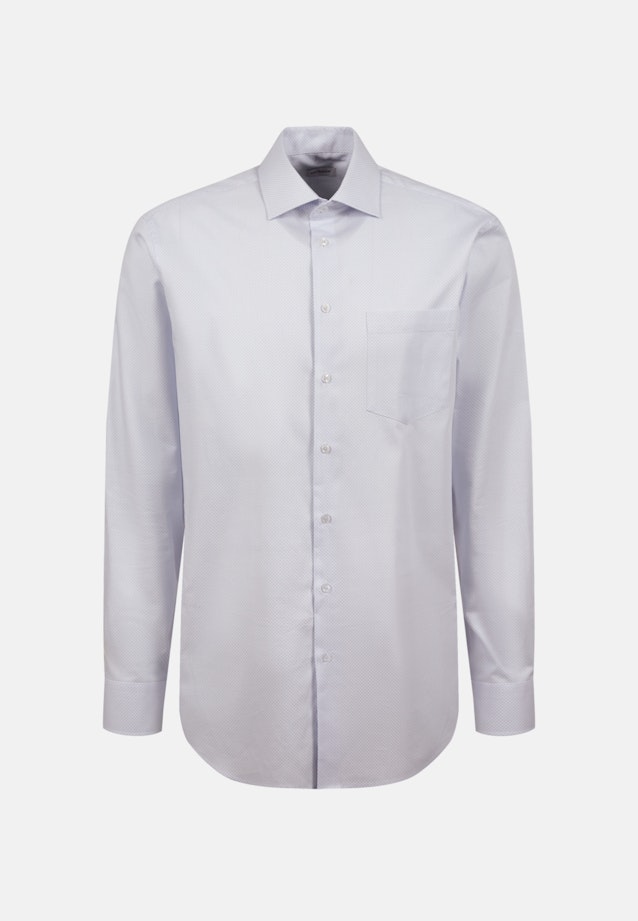 Twill Business Shirt in Regular with Kent-Collar and extra long sleeve in Light Blue |  Seidensticker Onlineshop