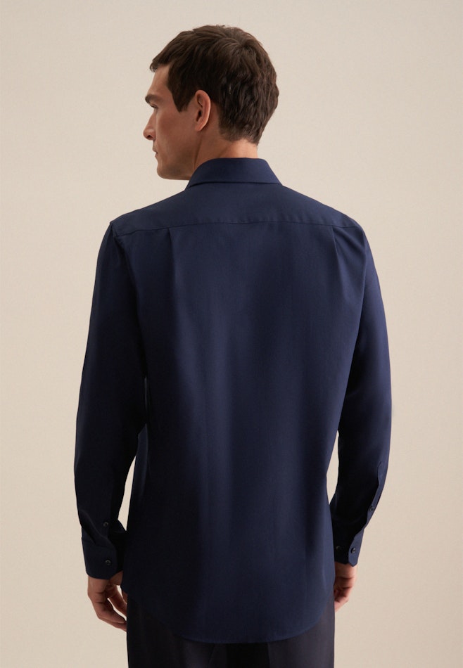 Comfort Business Hemd Uni in Dunkelblau | Seidensticker Onlineshop