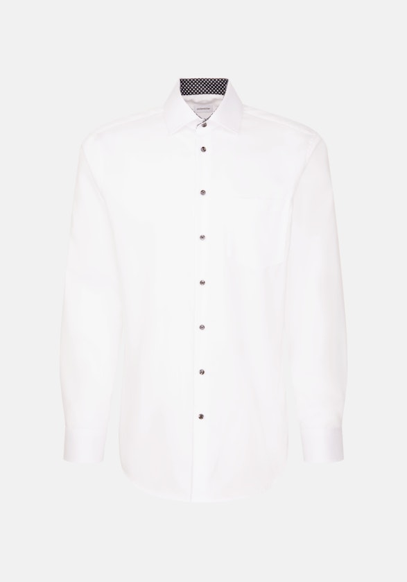 Comfort Business Hemd Uni in Weiß | Seidensticker Onlineshop