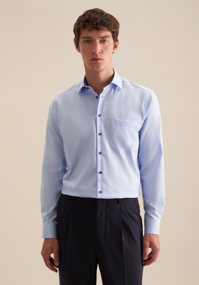 Comfort Business Hemd Uni in Hellblau | Seidensticker Onlineshop
