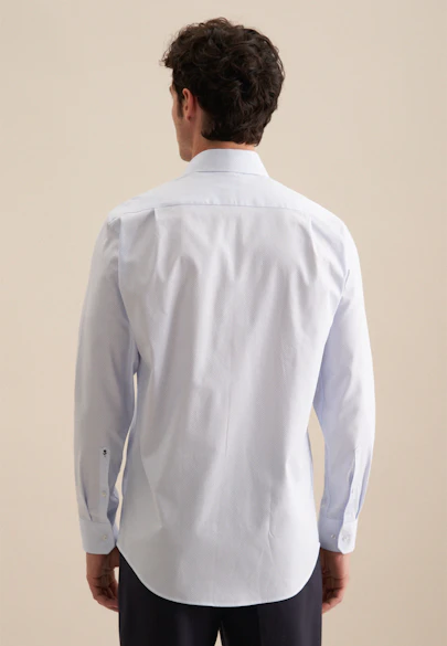 Comfort Business Hemd Kleinmuster in Hellblau |  Seidensticker Onlineshop