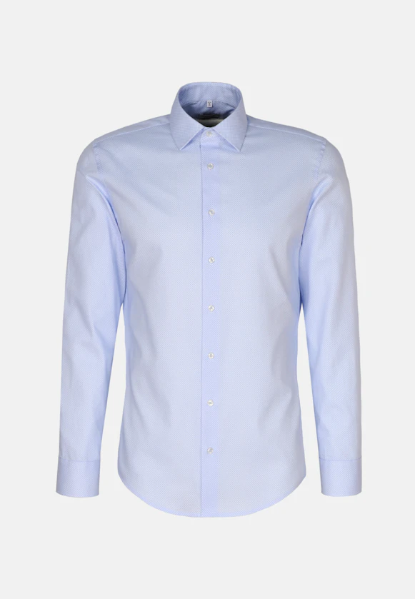 X-Slim Business shirt Small pattern in Light Blue |  Seidensticker Onlineshop