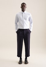 Non-iron Structure Business Shirt in Slim with Kent-Collar in Light Blue |  Seidensticker Onlineshop