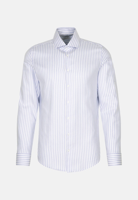 Non-iron Structure Business Shirt in Slim with Kent-Collar in Light Blue |  Seidensticker Onlineshop