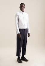 Slim Business shirt Check in Medium Blue |  Seidensticker Onlineshop