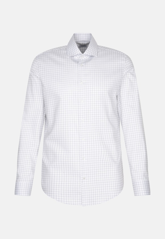 Slim Business shirt Check in Medium Blue |  Seidensticker Onlineshop