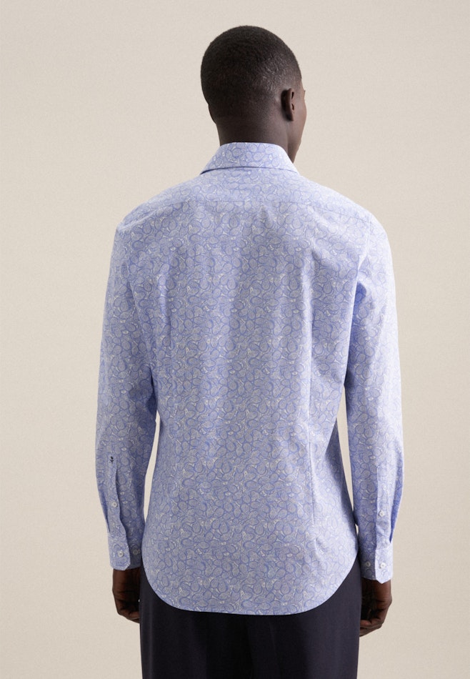 Business Shirt in Slim with Kent-Collar in Light Blue | Seidensticker online shop