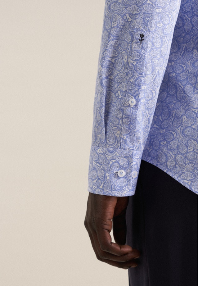 Slim Chemise d'affaires Imprimé in Bleu Clair |  Seidensticker Onlineshop