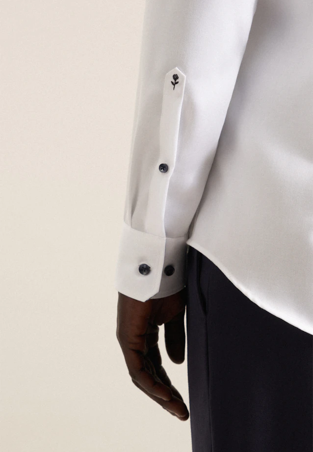 Slim Business shirt Uni in White |  Seidensticker Onlineshop