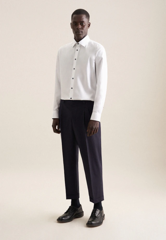 Slim Business shirt Uni in White |  Seidensticker Onlineshop