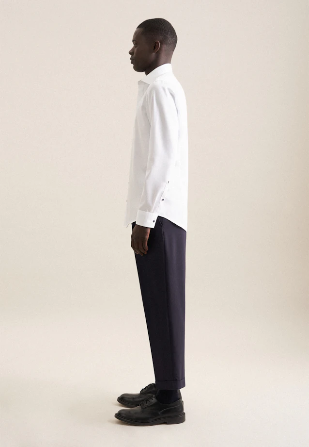 Slim Business shirt Uni in White |  Seidensticker Onlineshop