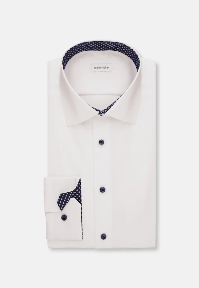 Slim Business shirt Uni in White |  Seidensticker Onlineshop