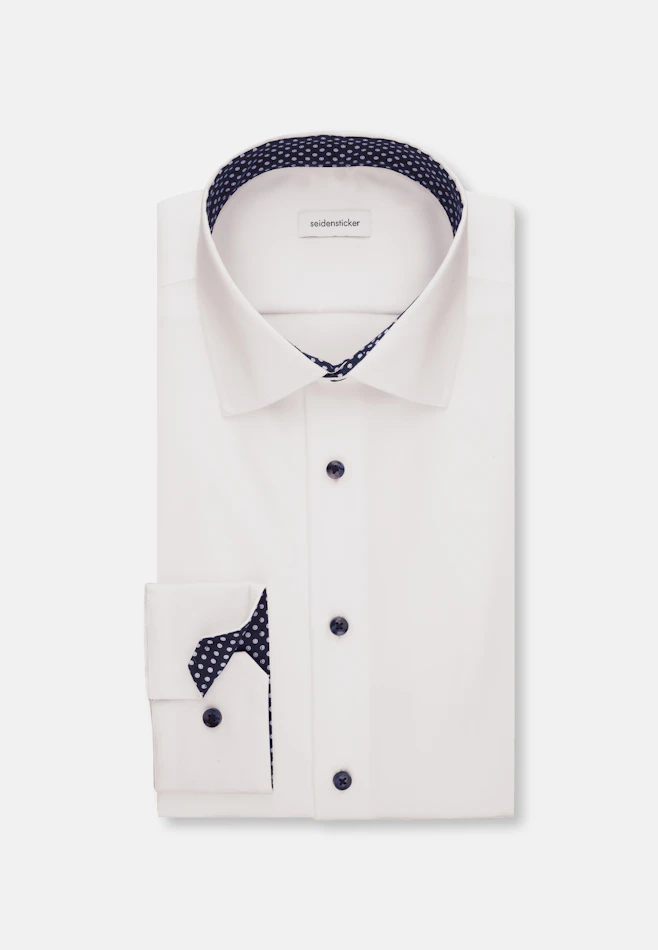 Slim Chemise d'affaires Uni dans Blanc | Boutique en ligne Seidensticker