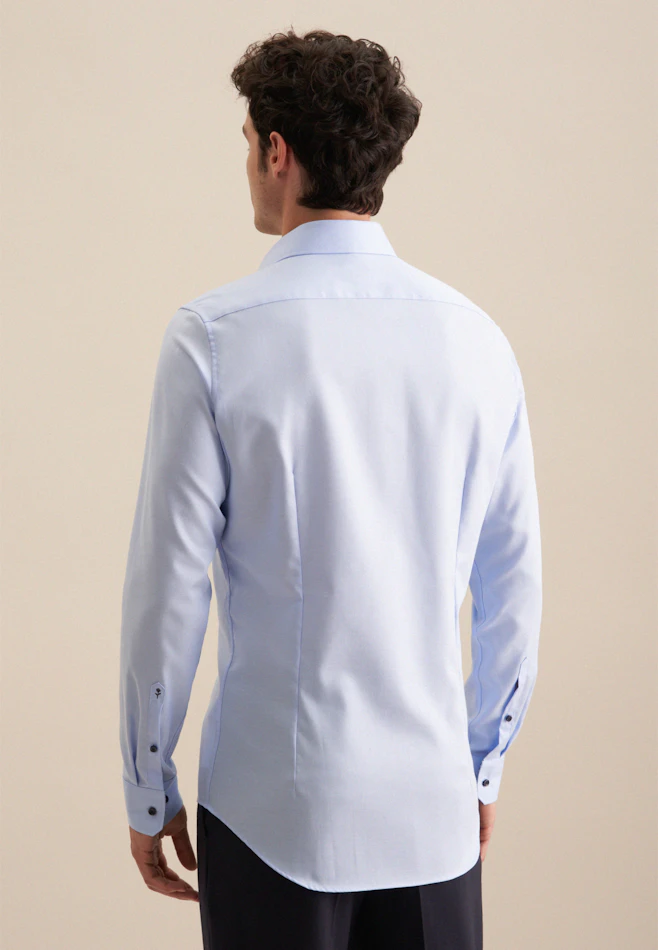 Slim Chemise d'affaires Uni dans Bleu Clair | Boutique en ligne Seidensticker