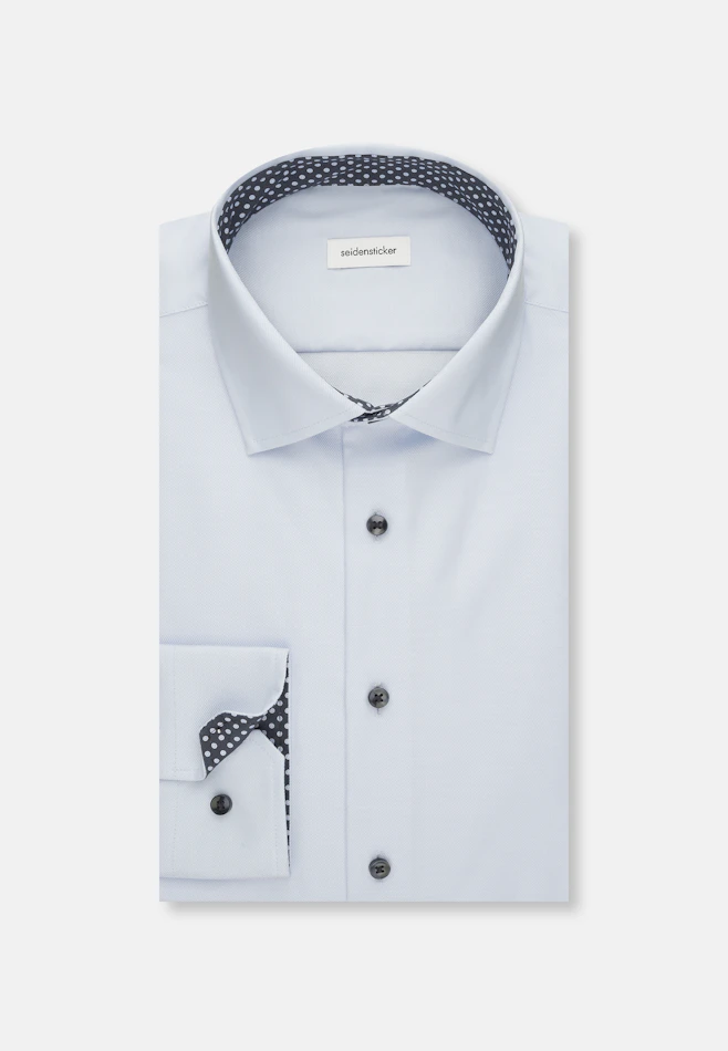 Slim Chemise d'affaires Uni dans Bleu Clair | Boutique en ligne Seidensticker
