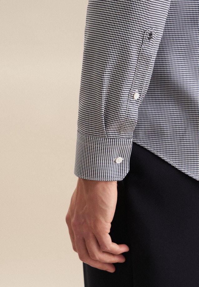 Slim Chemise d'affaires Pepita in Bleu Foncé |  Seidensticker Onlineshop