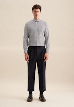 Slim Business Hemd Pepita in Dunkelblau |  Seidensticker Onlineshop