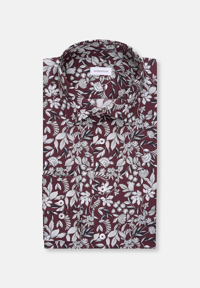 Slim Business shirt Print in Purple | Seidensticker online shop