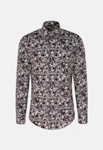 Slim Business Hemd Druck in Lila |  Seidensticker Onlineshop