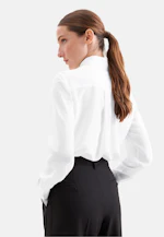 Seidenbluse mit Volants in Weiß |  Seidensticker Onlineshop