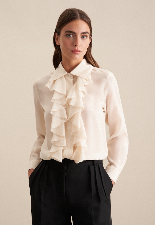 Collar Shirt blouse in Ecru | Seidensticker online shop