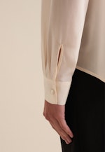 Crepe Ruched Blouse in Ecru |  Seidensticker Onlineshop