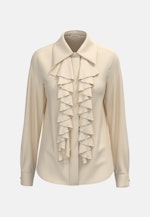 Crepe Ruched Blouse in Ecru |  Seidensticker Onlineshop