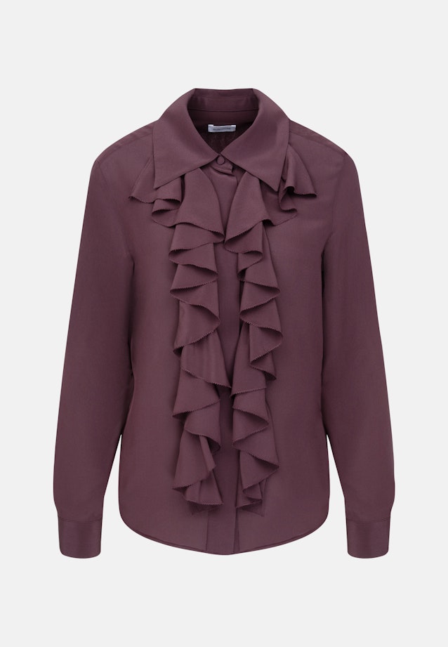 Seidenbluse mit Volants in Rot |  Seidensticker Onlineshop