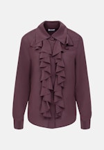 Seidenbluse mit Volants in Rot |  Seidensticker Onlineshop