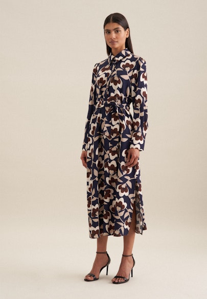 Dress Print in Dark Blue |  Seidensticker Onlineshop