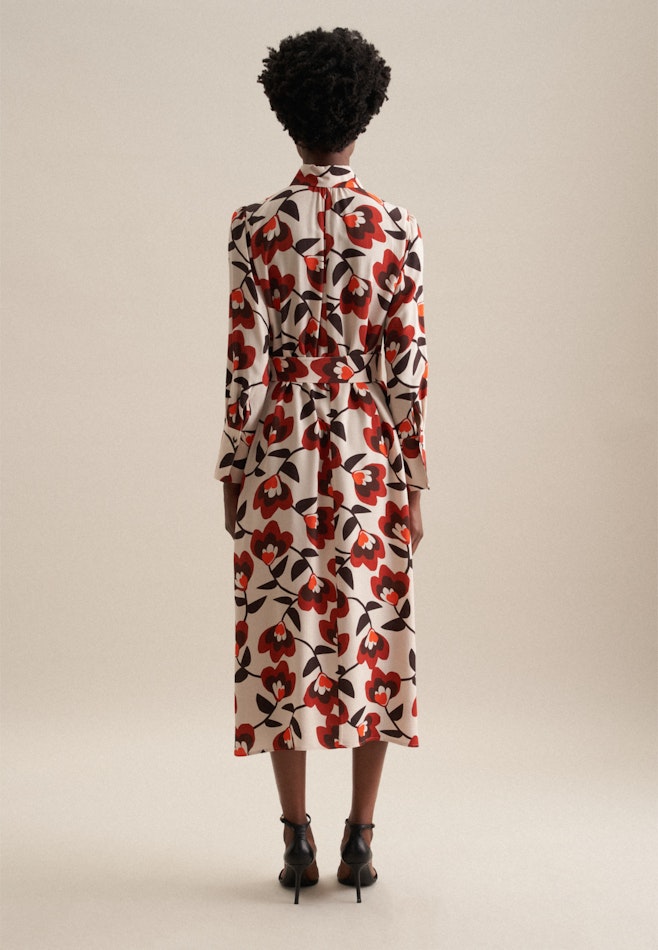 Krepp Maxi Kleid in Rot | Seidensticker Onlineshop