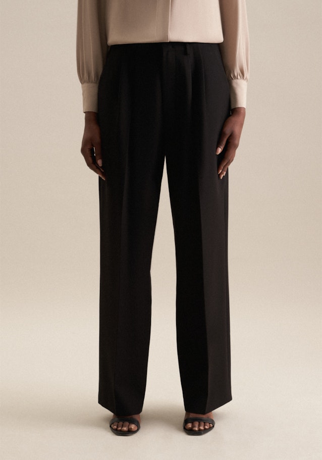 Regular Hose Uni in Schwarz | Seidensticker Onlineshop