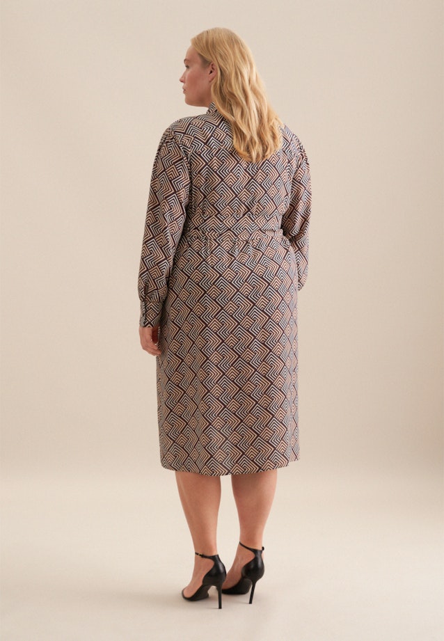 Curvy Robe Regular Manche Longue in Bleu Foncé |  Seidensticker Onlineshop