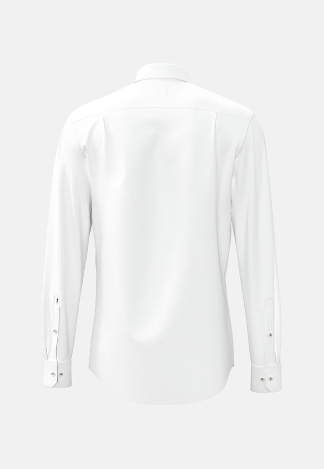 Non-iron Twill Business Shirt in Regular with Button-Down-Collar in White | Seidensticker online shop