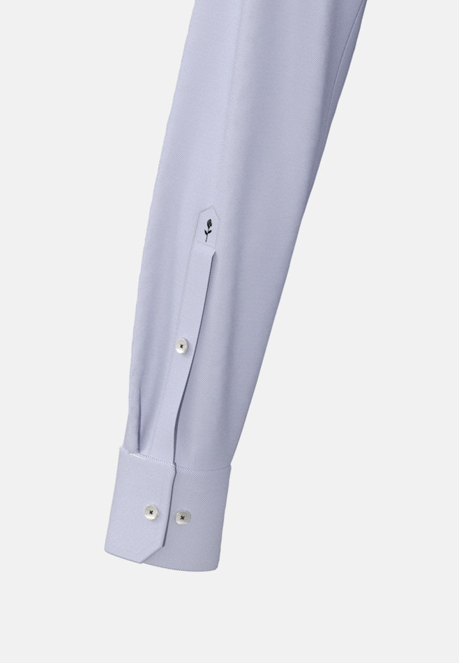 Non-iron Twill Business Shirt in Regular with Button-Down-Collar in Light Blue | Seidensticker online shop