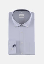 Bügelfreies Twill Business Hemd in Regular mit Button-Down-Kragen in Hellblau |  Seidensticker Onlineshop