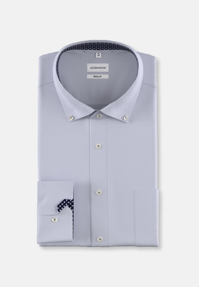 Regular Chemise d'affaires Uni dans Bleu Clair | Boutique en ligne Seidensticker